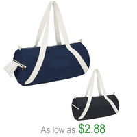 Travel Essentials Canvas Cotton Bag Gym Sport Duffel Bag Travel Bag
