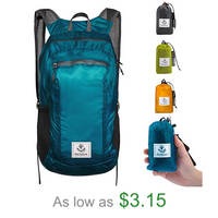 Hiking Daypack Water Resistant Lightweight Packable Backpack for Travel Camping Outdoor