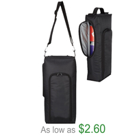 Wholesale Custom Design Leakproof 2 Bottles Red Wine Or 6 Pack Beer Sleeve Golf Cooler Bag with Adjustable Shoulder Strap