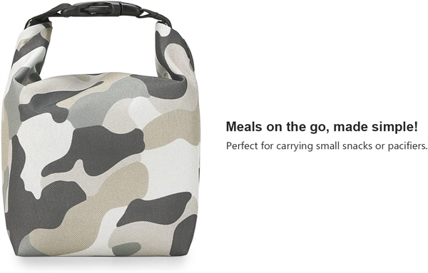 Insulated Snack Bag Reusable Sandwich Bags Leakproof Food Storage Small Lunch Bag For Picnic