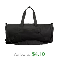 Custom Heavy Duty Large Fitness Travel Duffle Bag Waterproof Black Nylon Mens Sports Gym Duffel Bag