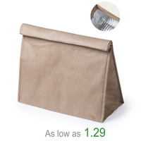 Custom Design Roll Up Lunch Bag Paper Cooler Bag