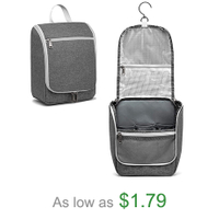 Hanging Toiletry Bag Travel Cosmetics Bag Makeup Organizer Bag for Carry-on