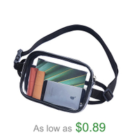 Clear Fanny Pack Stadium Waist Bag for Festivals Sports Concerts Work