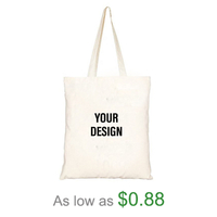 Personalized Reusable Canvas Tote Bag Custom Printing Promotion Blank Cheap Durable Wholesale Cotton Tote Bag