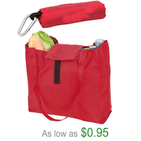 Foldable Shopping Bag Custom Printed Folding Shopping Bag Eco-friendly Reusable Grocery Bags