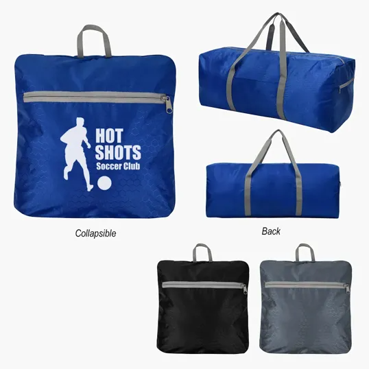  Custom Logo Large Foldable Duffel Bag for Travel Gym Sports Lightweight Waterproof Travel Luggage Duffle Bag