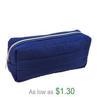 Waterproof Pencil Pouch Quilted Lightweight Portable Pen Bag for School