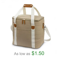 Eco Friendly Portable Jute Tote Lunch Bag High Quality Insulated Thermal Cooler Bag