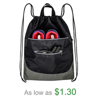 Drawstring Backpack Sports Athletic Gym String Bag Cinch Sack Gym Sack Pack