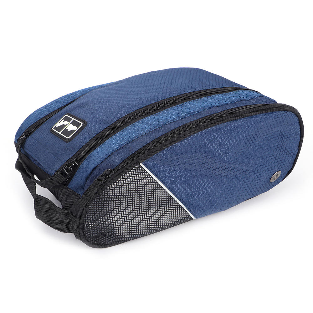 Double compartment breathable mesh shoe bag large capacity travel shoe carrier bag Sneaker Storage Bag Portable