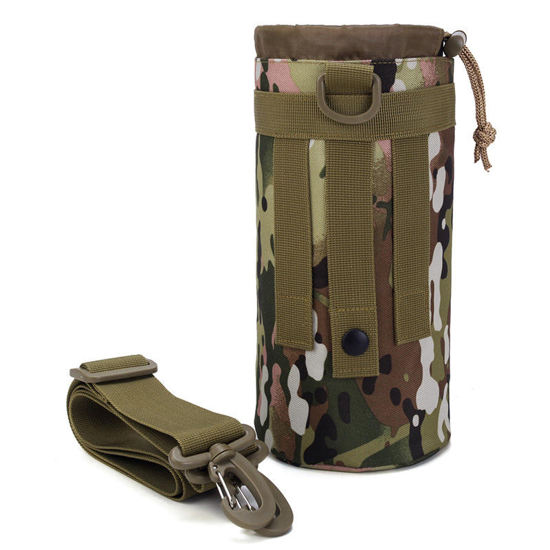 Camouflage Bottle Holder Sleeve Water Bottle Carrier Pouch Bag Pocket Cool Water Bottle Carrying Bag