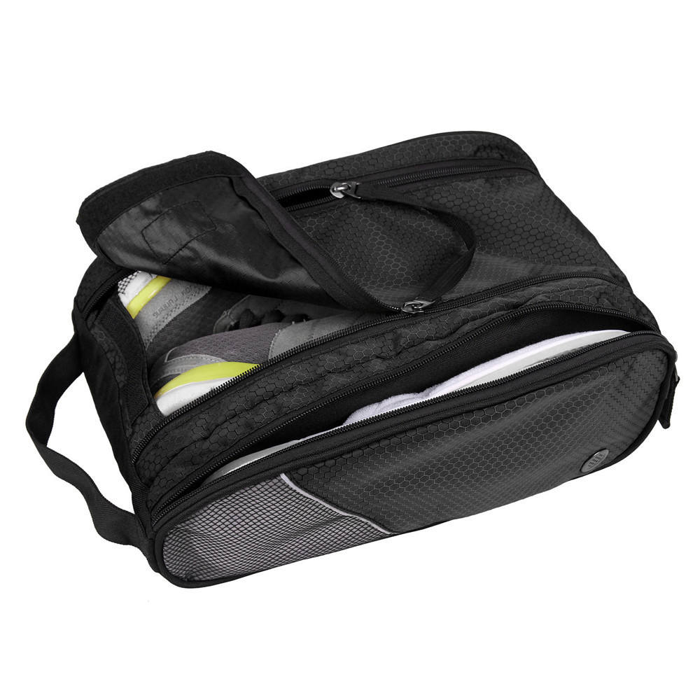 Custom logo shoe bag waterproof travel mesh shoe bag man outdoor soccer sneaker storage bag waterproof wholesale