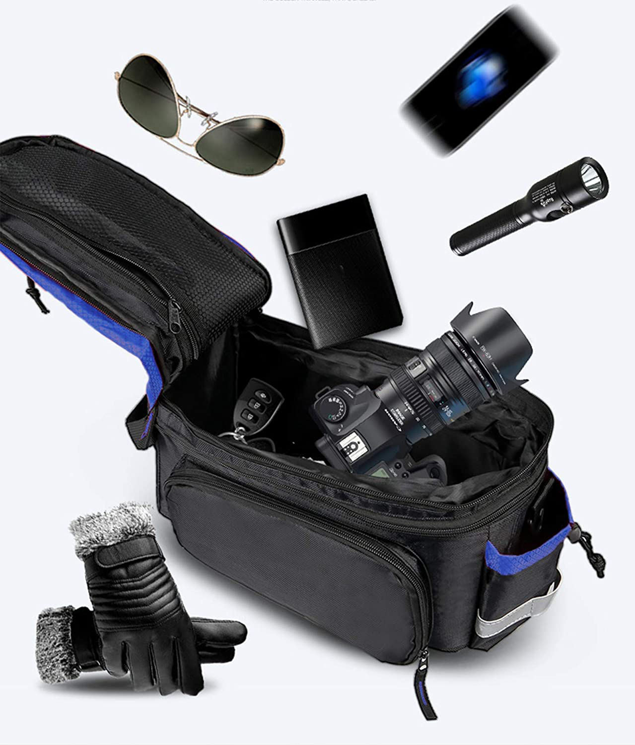 High Quality Bike Rack Rear Pannier Bag Waterproof Bicycle Bag Shockproof Outdoor Durable Cycling Bag