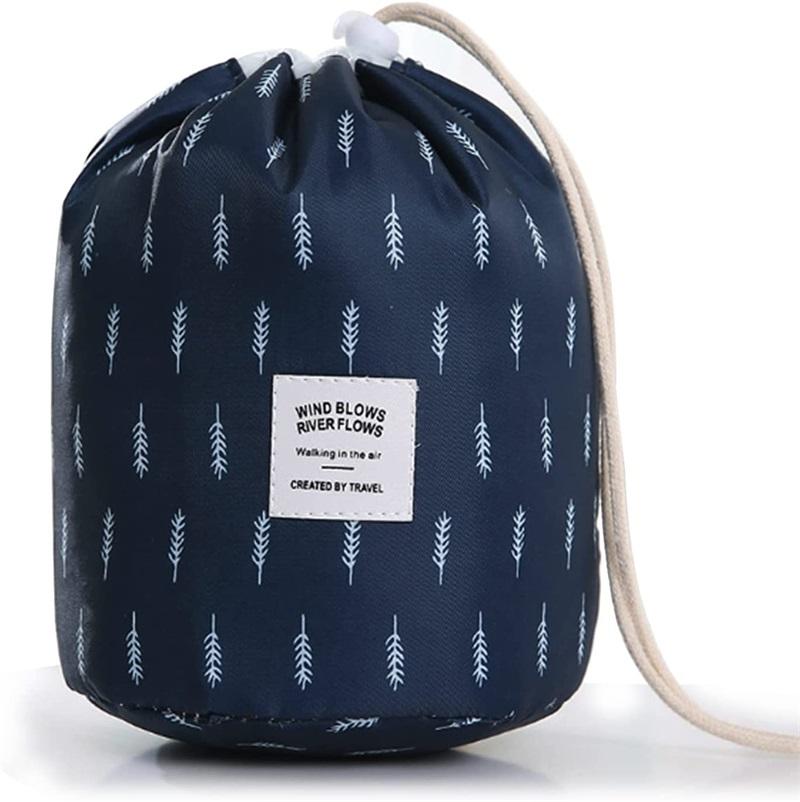 Wholesale Customize Makeup Travel Toiletry Drawstring Cosmetic Bag Custom Logo Cosmetics Packaging Bags