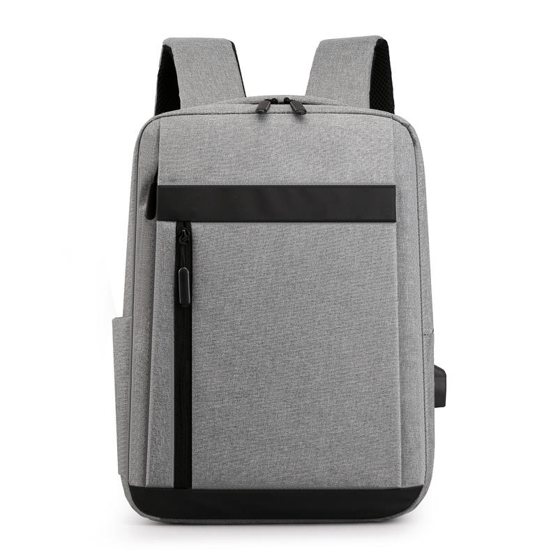 Fashion Men Women Business Laptop Backpack Casual Style College Student Day Pack With USB Charging Port