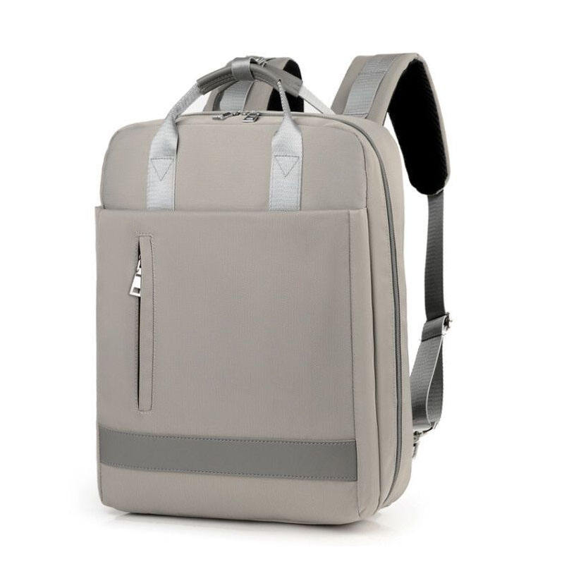 Gray outdoor waterproof laptop bags travel computer bag back pack backpack backpacks with usb charging port