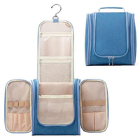 Extra Large Make Up Organizer Wash Bag Custom Logo Travel Hanging Toiletries Cosmetic Bag for Women