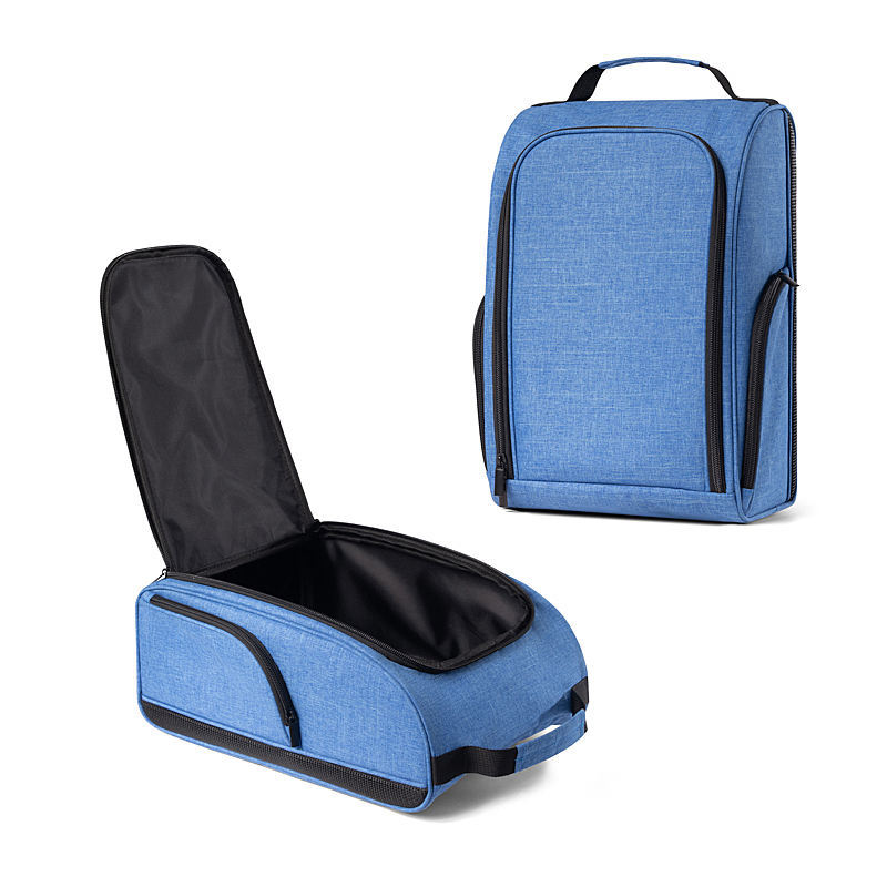 Customized Unisex Zipper Gym Sport Shoe Travel Bag Storage Pouch Organizer Golf Shoe Bag for Women Men