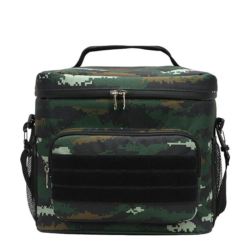 New wholesale lunch cooler bag Oxford cloth thick cooler bag insulated fashion aluminum foil with hand carry cooler bags