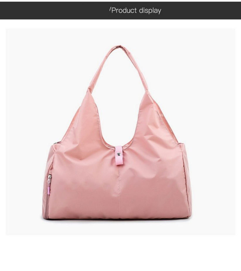 Fashion Nylon Waterproof Sports Gym Fitness Bag With Shoebox Customizable Logo Portable Duffel Bag Women's Travel Bag