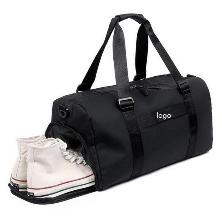Large Capacity Custom Outdoor Travel Men's Weekend Duffel Sport Bag Gym Duffle Bag Shoulder with Wet Dry Compartment