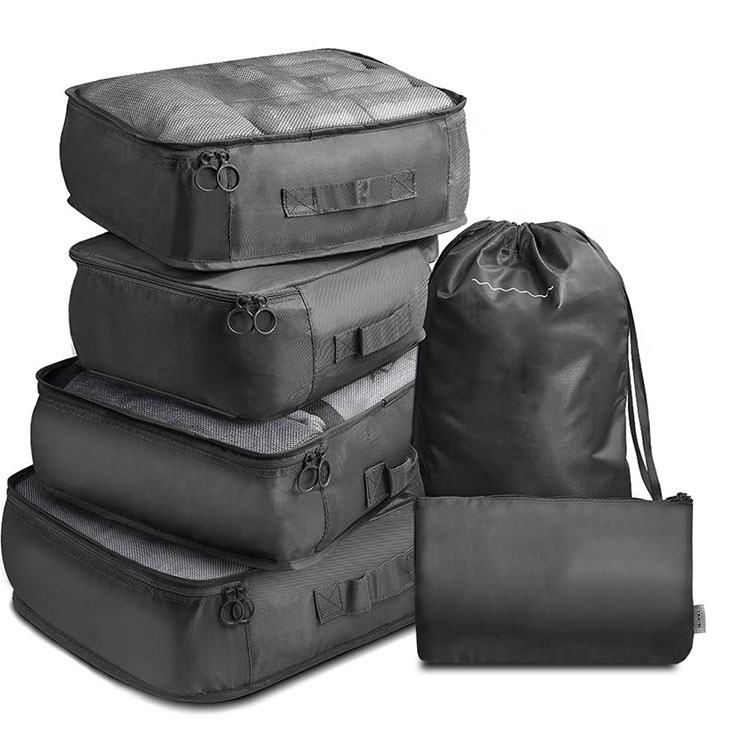 multi-function travel accessories organizer storage durable luggage pouch packing cubes travel organizer