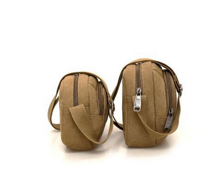 Heavy duty canvas mens shoulder bag cotton chest crossbody designer sling bags for women