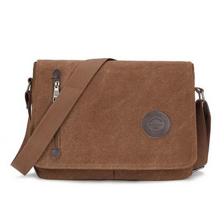 High quality canvas messenger crossbody bag wholesale designer cotton sling bags for men women