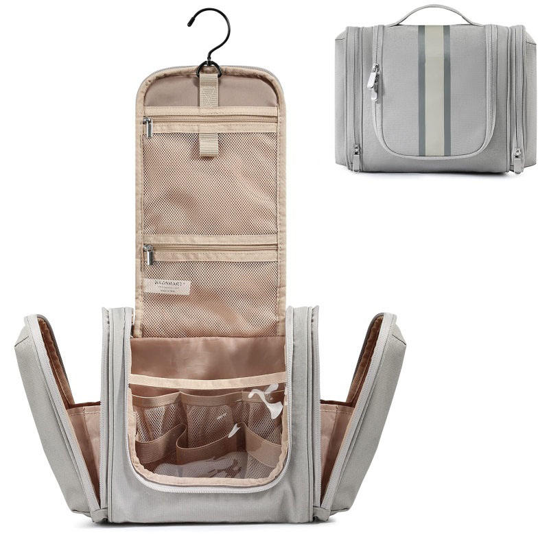 Shaving Dopp Kit Medium Waterproof Travel Bathroom Bags Portable Shower Organizer Large Cosmetic Hanging Toiletry Bags for Women