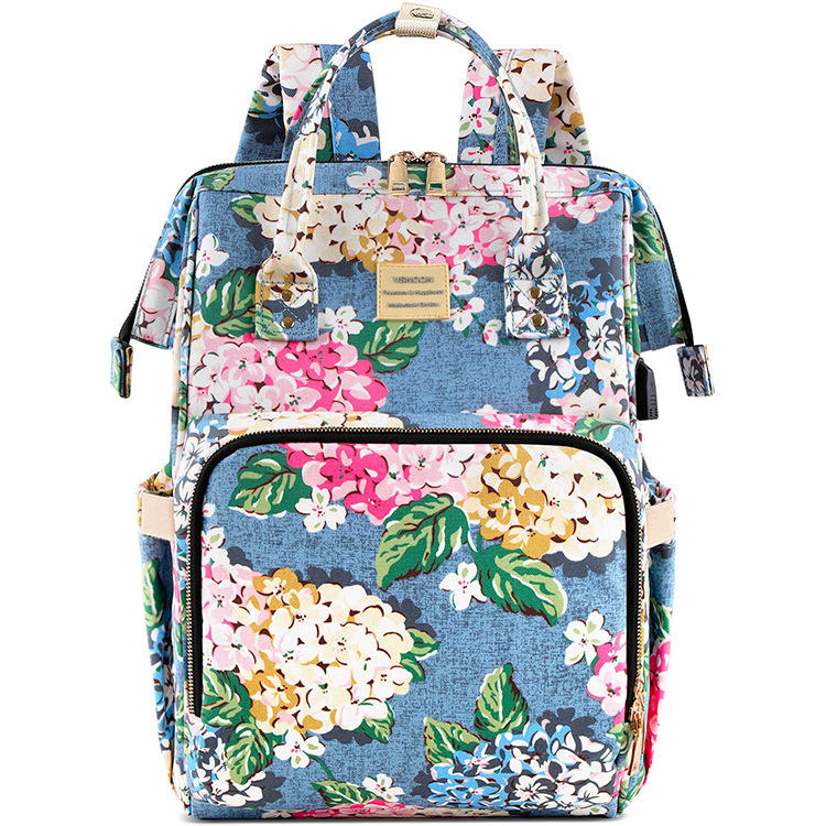 Amazon Hot Selling Lady Mummy Backpack Waterproof Leisure With USB Charging Customized LOGO Backpack