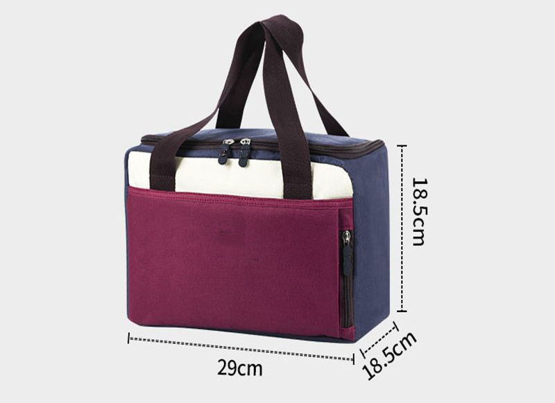 2022 new lunch cooler bag Oxford cloth thick cooler bag insulated fashion aluminum foil with hand carry cooler bags wholesale
