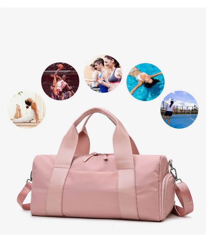 Custom logo luxury sport gym travel duffel bags waterproof high quality duffel bag with shoe pocket