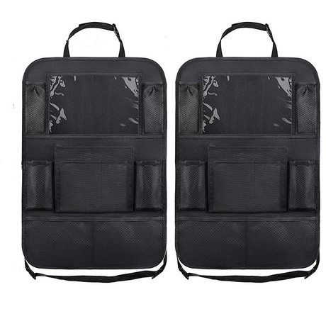 Hot Selling Backseat Car Organizer Car Travel Accessories Kick Mats Back Seat Protector with Storage Pockets