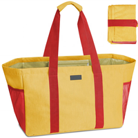 Extra Large Food Toy Grocery Storage Shopping Bag Collapsible Portable Oversized Utility Tote Bag For Women