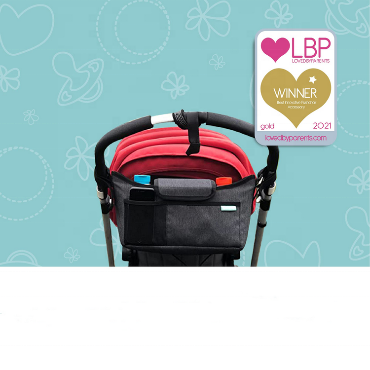 Multi-functional Stroller Organizer With Thermal Cup Holder Baby Stroller Accessories Storage Bag For Bottle Diaper Toy