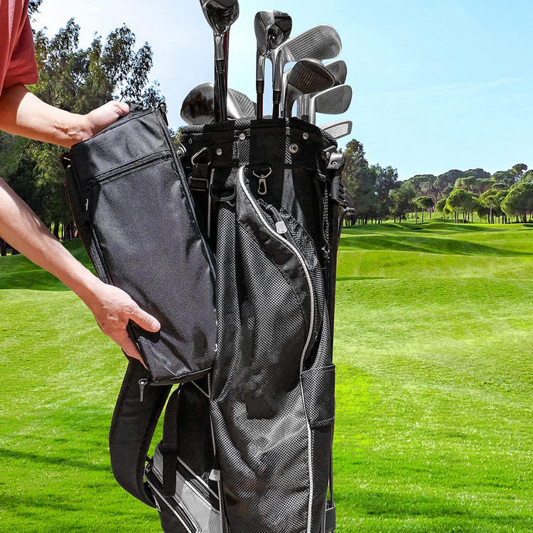 Golf Cooler Bag Leak Resistant Cooler Compartment Holds 6 Cans Picnic Branded Wine Cooler Ice Bag