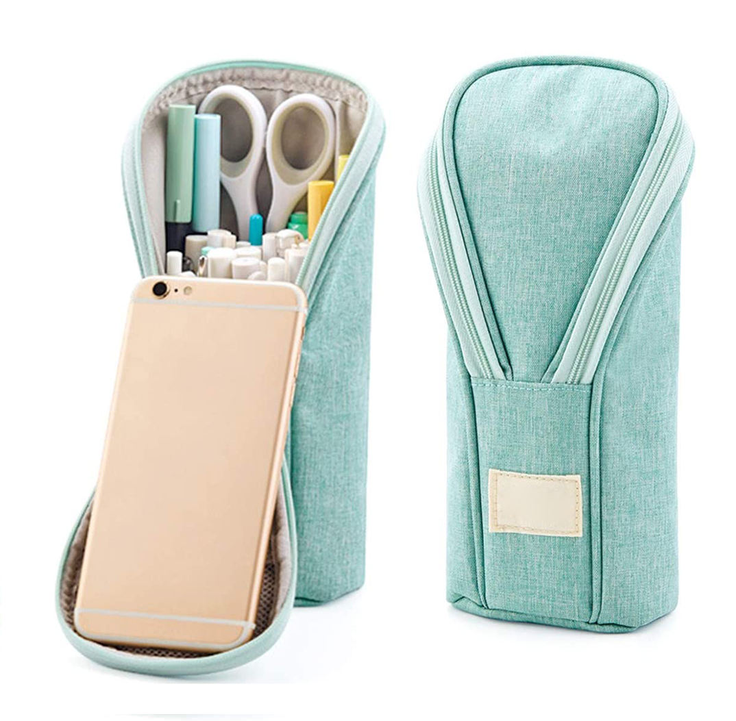 School promotional gift pen pouch bag stationery organizer colored pencils bag kids pencil bag cute