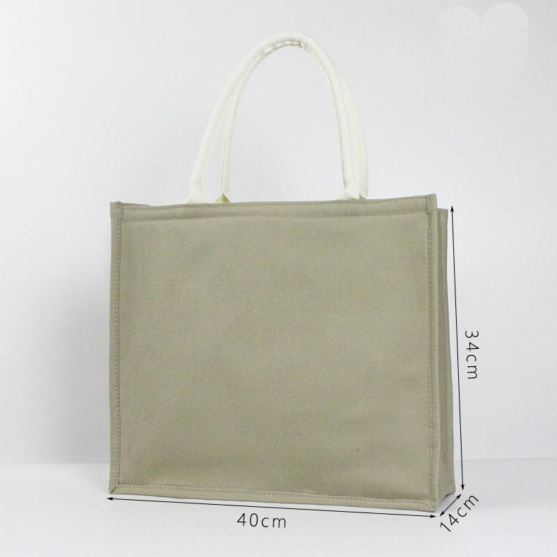 Amazon's Hot Sales Printed Logo Handbag Promotion Gift Bag Single Shoulder Bag Canvas Blank Tote Bag
