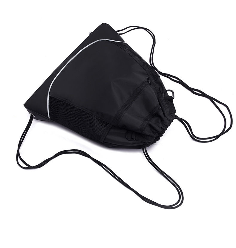 Wholesale drawstring gym bag soft drawstring basketball football backpack heavy duty basketball storage bag