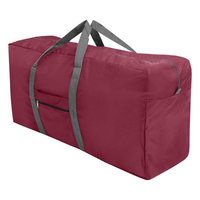 Large Capacity Folding Travel Bag Zipper Duffel Outdoor Sports Equipment Bag Water Resistant Oversize Organizer Travel Bags