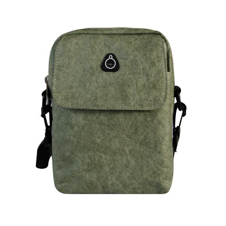Lightweight Eco Dupont Paper Casual Crossbody Bag Women Custom Travel Tyvek Shoulder Bag