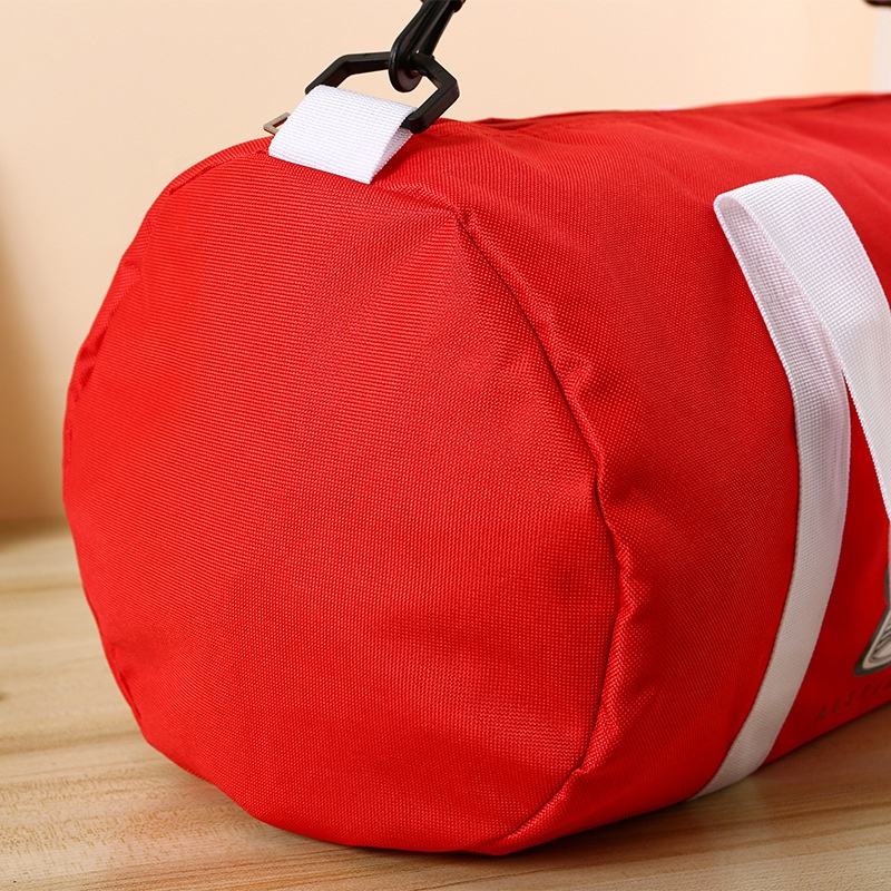 Vintage High Quality 30L Oxford Red Overnight Weekend Travel Bag Custom Luggage Gym Sports Travel Bag