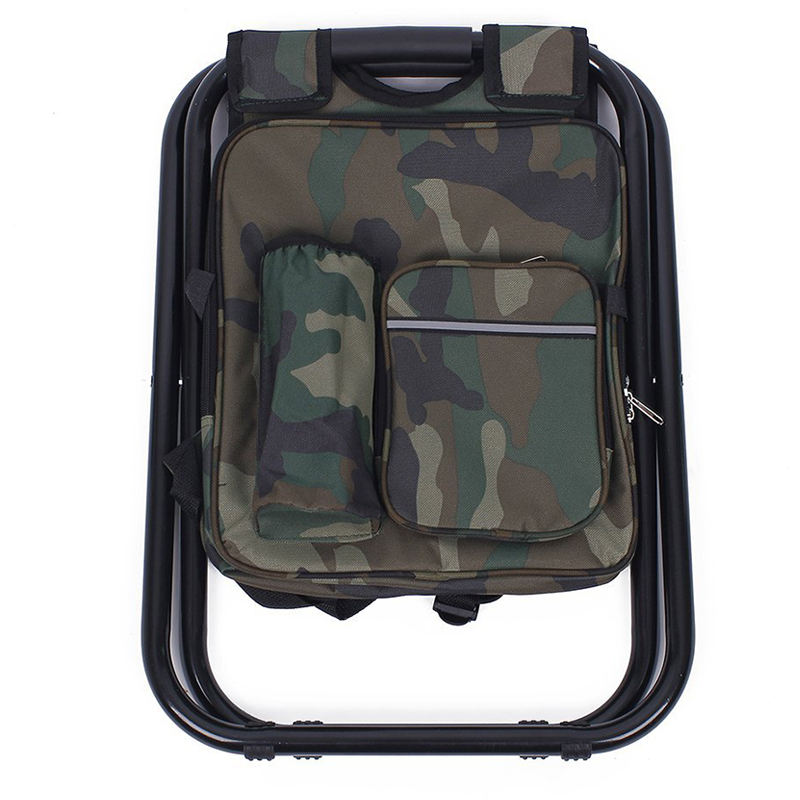 foldable fishing cooler backpack with chair