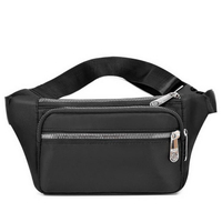 High Quality Water Resistant Nylon Waist Bag Fanny Pack 2022 Modern Bum Bag for Men Women Custom Logo