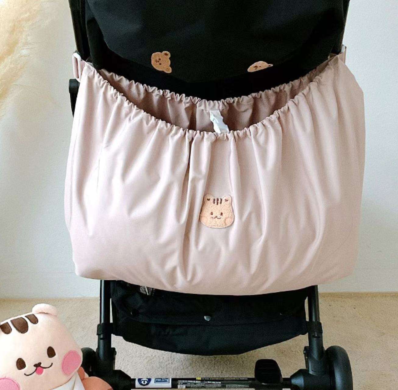 Korea Big size hanging Mommy Bag Baby Carriage Diaper Organizer Bag Outdoor Baby Stroller Storage Bag