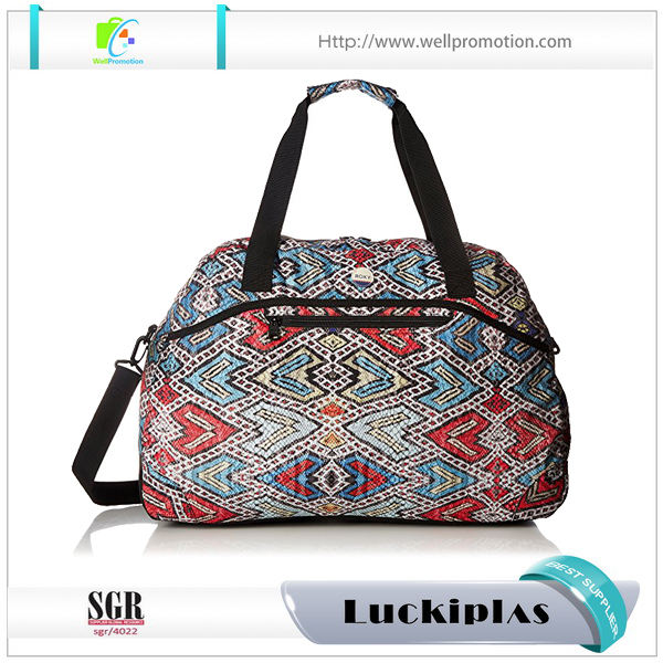 2017 Custom 3D printed sublimation highend hippie dance duffle bag