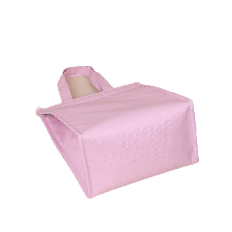 Promotional Pink Oxford Thermal Cooler Bag Aluminum Foil Insulated Bags For Food Insulation With Custom Logo