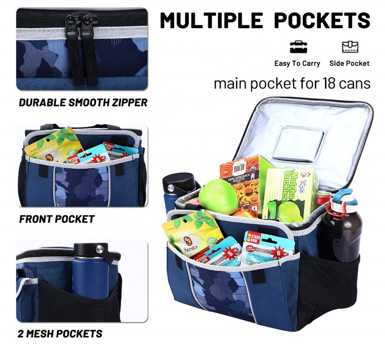 insulated cooler bag for man portable can drink storage adult beach picnic thermal insulation ice cooler bag