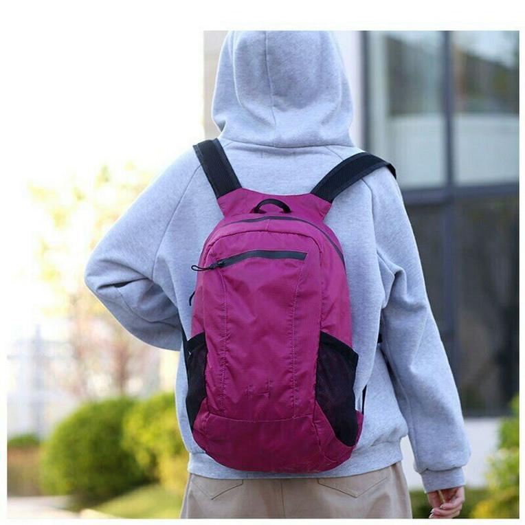 Custom logo ultra lightweight packable backpack folding waterproof daypack foldable backpack for women